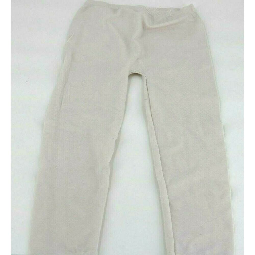 Solo Girls Kids Thick White Knit Tights Youth Size Large